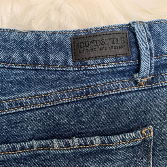 High Rise Jean Shorts - Picture 6 of 8